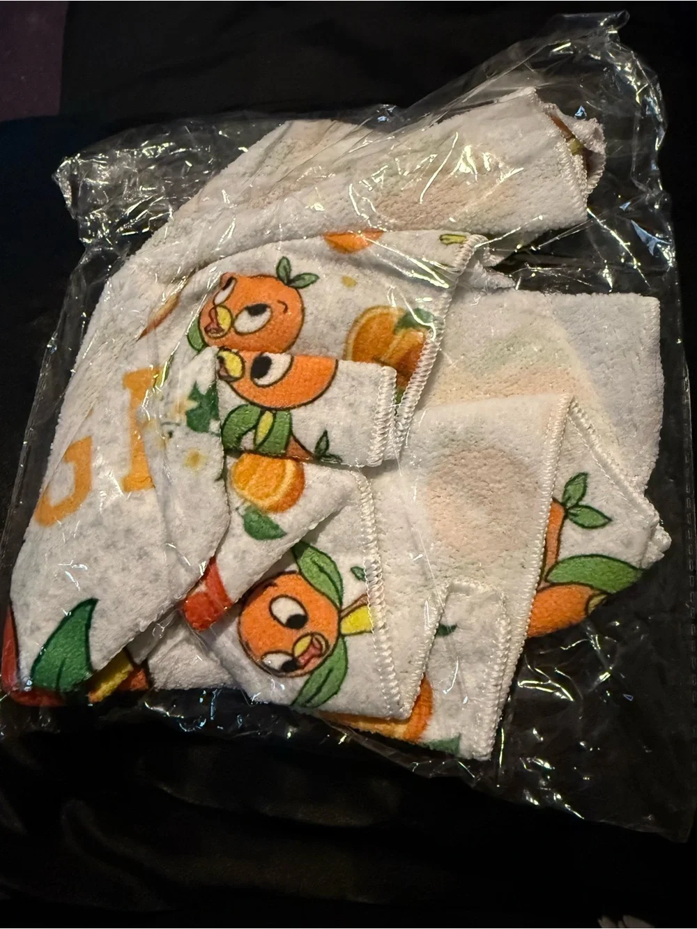Orange Bird Kitchen Towel